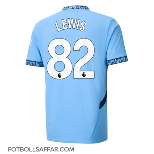 Manchester City Rico Lewis #82 Hemmatröja 2024-25 Kortärmad